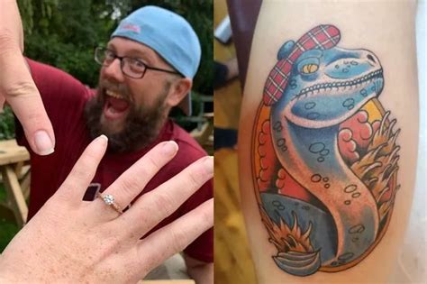 American tourist gets amazing Nessie tattoo after proposing to ...