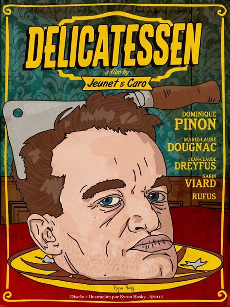 DELICATESSEN - Jeunet et Caro. | Carteles de películas, Cine, Ilustraciones