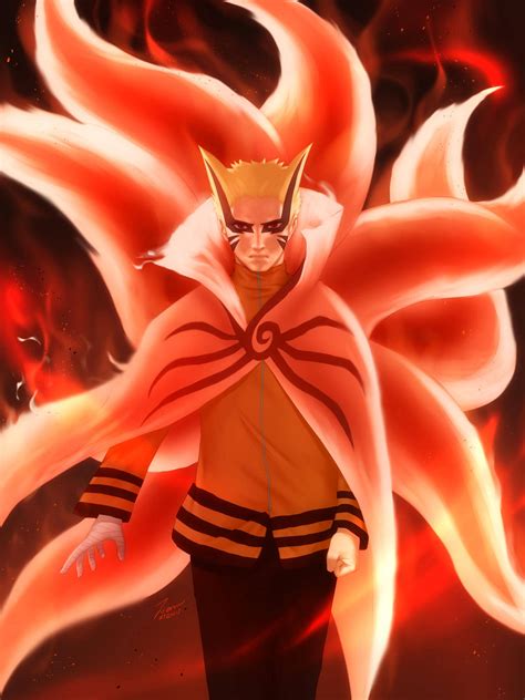 Naruto 9 Tails Mode Face