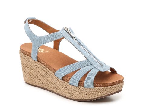 Yellow Box Gail Wedge Sandal - Free Shipping | DSW