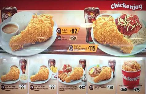 Jollibee Delivery Menu Prices