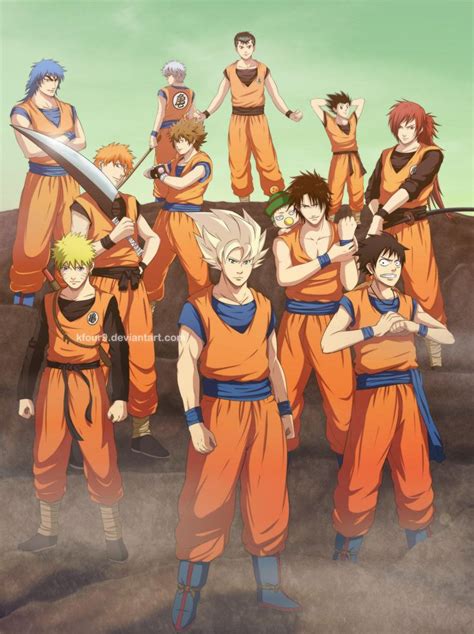 Dress like Goku day. | Dragon Ball | Anime crossover, Anime characters ...