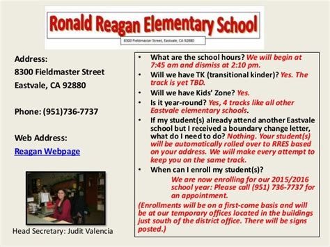 Welcome to Ronald Reagan Elementary School