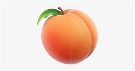 Peach Emoji Transparent Png - 377x353 PNG Download - PNGkit