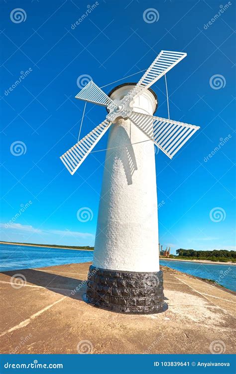 Old Lighthouse in Swinoujscie, a Port in Poland on the Baltic Se Stock ...