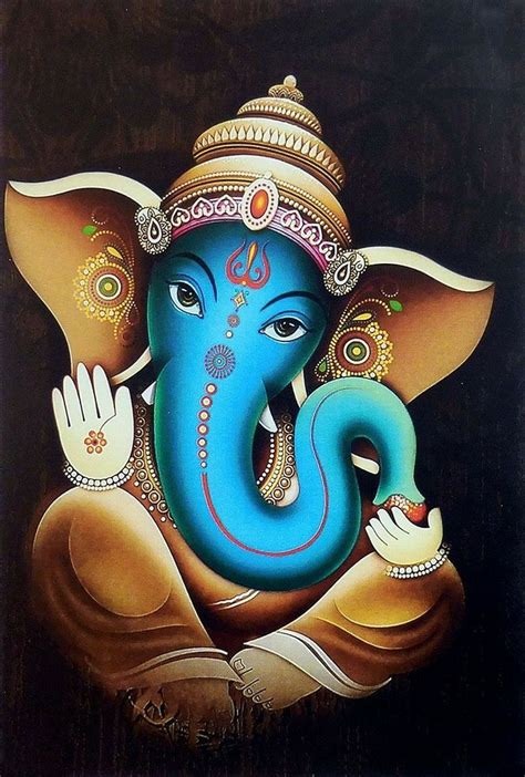 Pin by Tarun ghai on SHREE RAM GALLERY | Ganesha painting, Lord ganesha ...