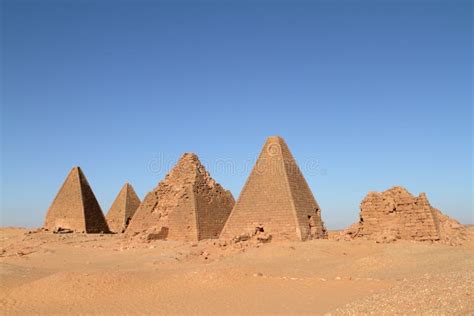 The Pyramids of Jebel Barkal in Sudan Stock Image - Image of egypt ...