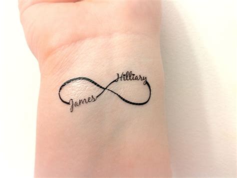 Infinity Symbol Tattoo With Names - Printable Calendars AT A GLANCE