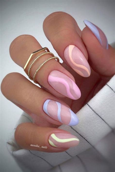 38 stunning almond shape nail design for summer nails – Artofit