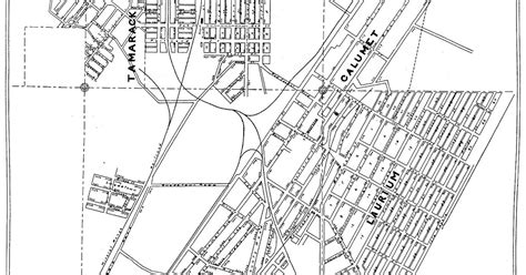 The Polish Pioneers of Calumet, Michigan: Map of Calumet and Vicinity ...