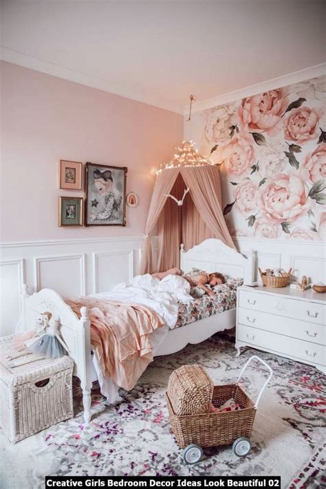 Creative Girls Bedroom Decor Ideas Look Beautiful - SWEETYHOMEE | Girl ...