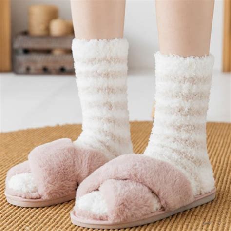 Buy Sleeping Socks Good-looking Stretchy Comfortable Autumn Winter ...