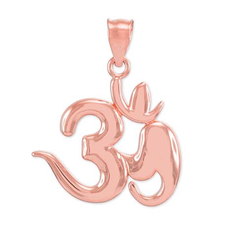 Gold Om Symbol Pendant