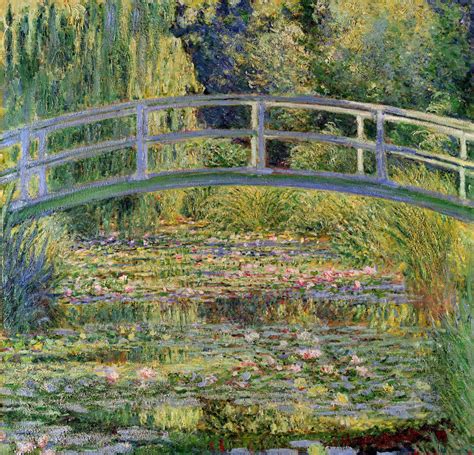 The Japanese Bridge (The Water-Lily Pond) - Claude Monet ...