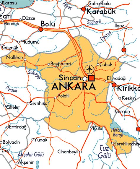 Ankara Map and Ankara Satellite Images