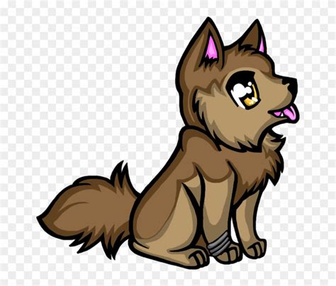 Wolfs Rain Fanart - Cute Cartoon Wolf Pup - Free Transparent PNG ...