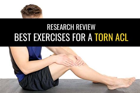 Exercises For Torn ACL | Anterior Cruciate Ligament Injury