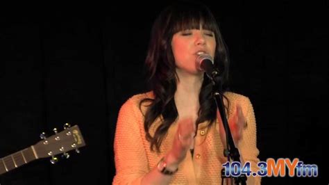 Carly Rae Jepsen "Call Me Maybe" LIVE @ 104.3 MYFM Performance Studio ...