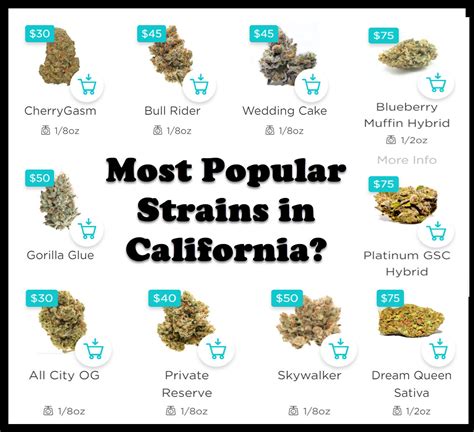 What are the Most Popular Cannabis Strains in California?