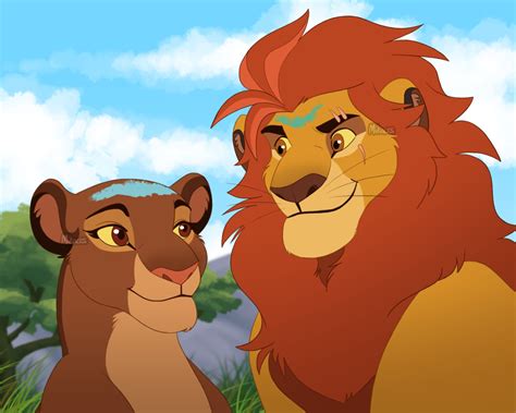 King Kion and Queen Rani by Mikaces -- Fur Affinity [dot] net