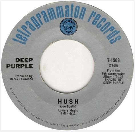 Deep Purple - Hush (1968, Monarch pressing, Vinyl) | Discogs