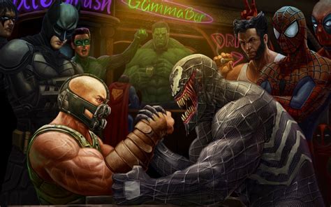 Bane vs. Venom by Andy Timm — GeekTyrant