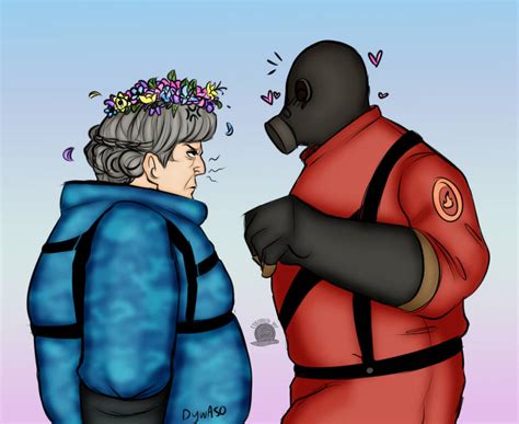 Classic and TF2 Pyro by Blackmoonrose13 on DeviantArt