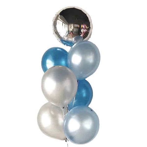 Round Baby Blue Balloon - JUNANDUS