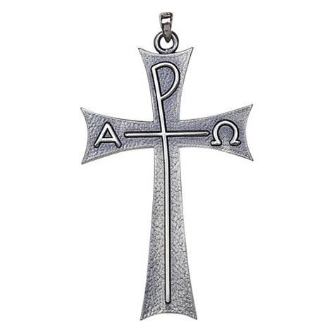 Molina cross with Alpha Omega in sterling silver | online sales on ...