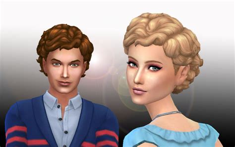 Mystufforigin: Medium Curly hair conversion - Sims 4 Hairs | Medium ...