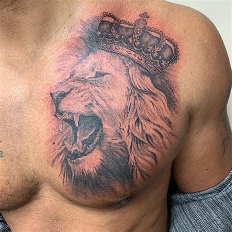 Discover 135+ lion tribal chest tattoo latest - in.starkid.edu.vn