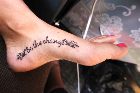 Be the Change Tattoo | Ahhhh I finally got a tattoo with my … | Flickr