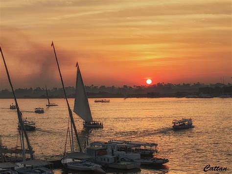 River Nile sunset, Luxor, Egypt | River Nile sunset, Luxor, … | Flickr