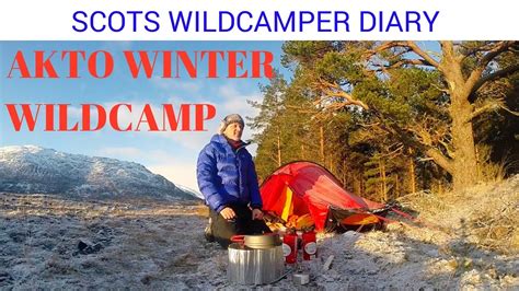 Explore Scotland wild camping Hilleberg akto winter Bushcraft campfire ...