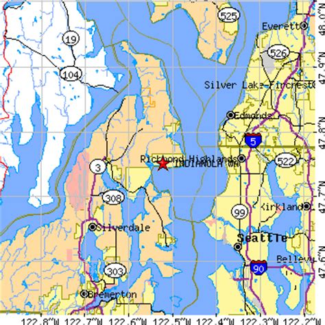 Indianola, Washington (WA) ~ population data, races, housing & economy