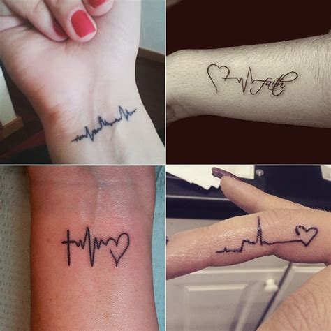 23 Heartbeat Tattoos That'll Leave You Breathless | POPSUGAR Beauty UK