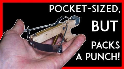 This DIY Mini Crossbow is Simple AND Effective! - YouTube