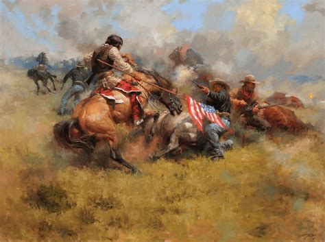 Little Big Horn | Battle of little bighorn, Art painting oil, Portrait art