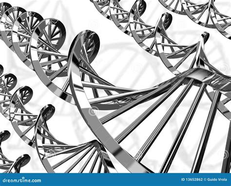 DNA helixes stock illustration. Illustration of blue - 13652862