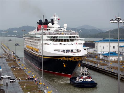 A Disney Cruise Ship Just Squeaked Through the New Panama Canal - Condé ...