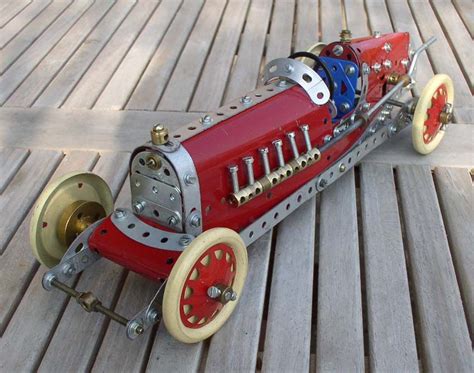 Meccano model page 48 Racing Car | Meccano, Meccano models, Tin toys