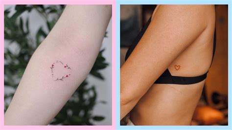 Small Heart With Flowers Tattoo | Best Flower Site