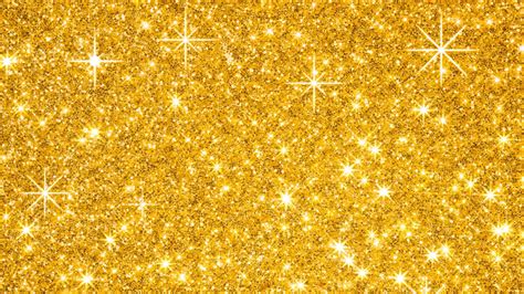 Golden Glitter Abstract HD Wallpaper