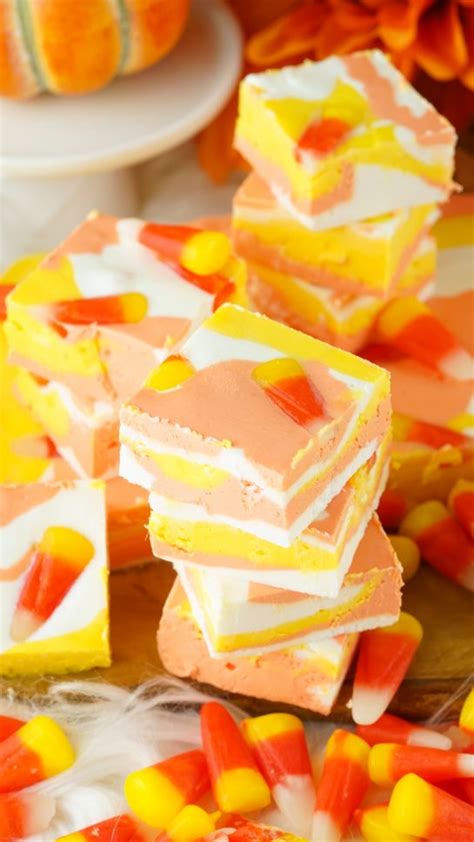 Candy Corn Fudge | Wishes and Dishes