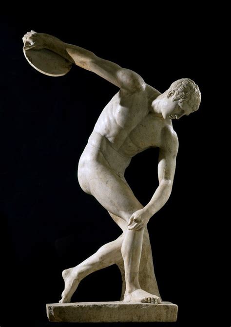 Ancient Roman Discus-thrower (discobolus) From Hadrian’s Villa in ...