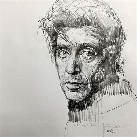 AlvinChong on Instagram: “Sketching Saturday ️” | Portrait sketches ...