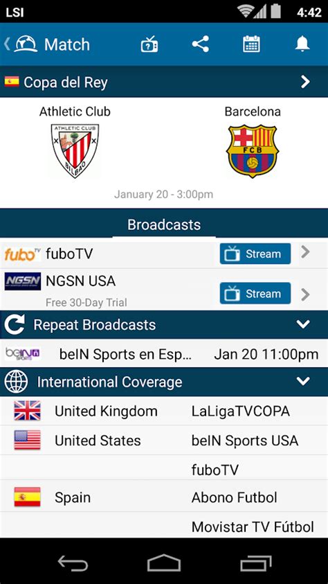 Live Soccer TV Schedules Guide - Android Apps on Google Play