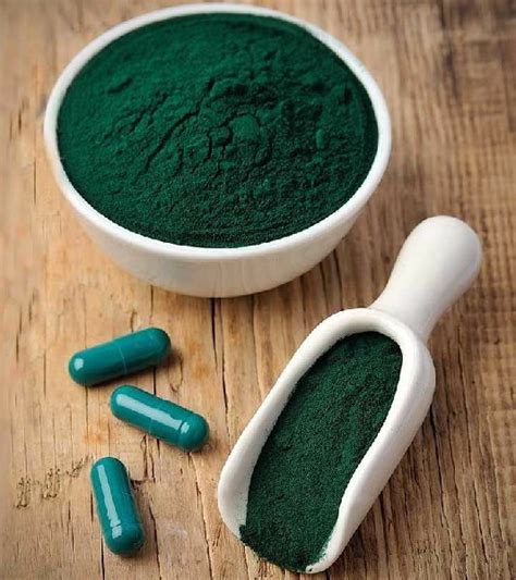 Organic Spirulina Capsules, for Supplement Diet, Depression, Neuropathy ...