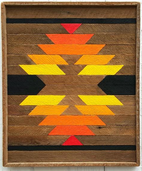 Southwestern style wall art from reclaimed wood new design home decor ...