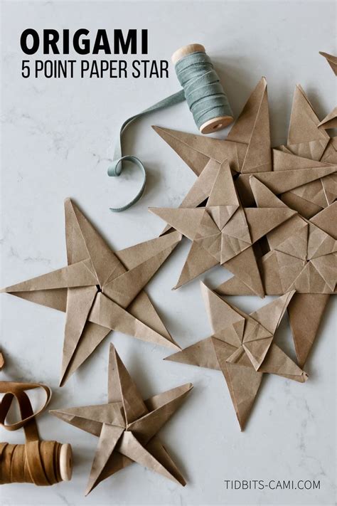 The Easy Way to Make an Origami Star with Video Tutorial | Easy origami ...